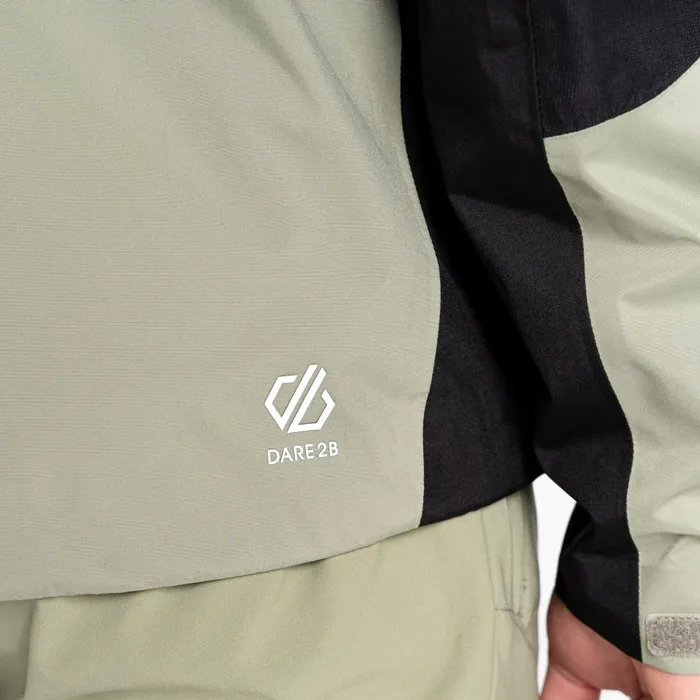 Dare 2b Waterproof Jackets Cornice Waterproof Jacket Oil Green Black 8211 Men