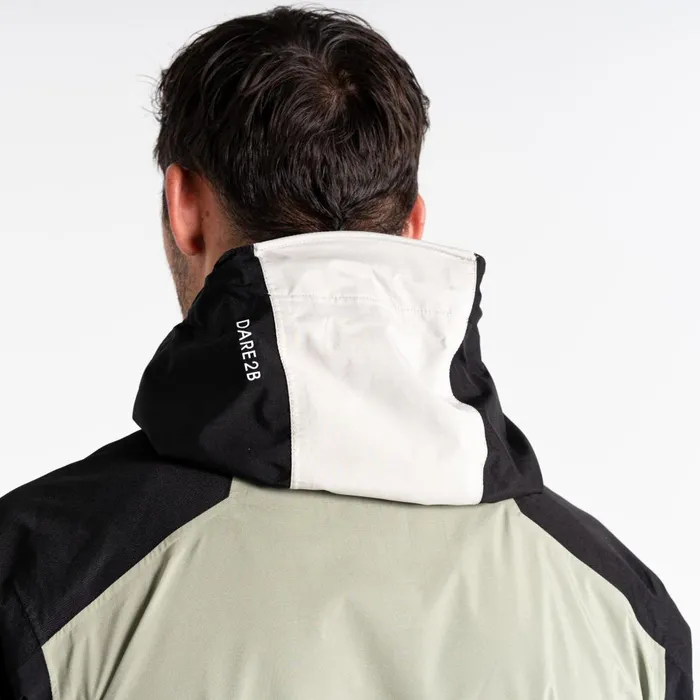 Dare 2b Waterproof Jackets Cornice Waterproof Jacket Oil Green Black 8211 Men