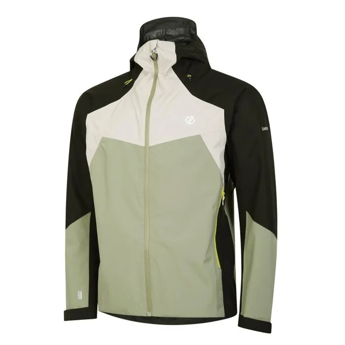 Dare 2b Waterproof Jackets Cornice Waterproof Jacket Oil Green Black 8211 Men