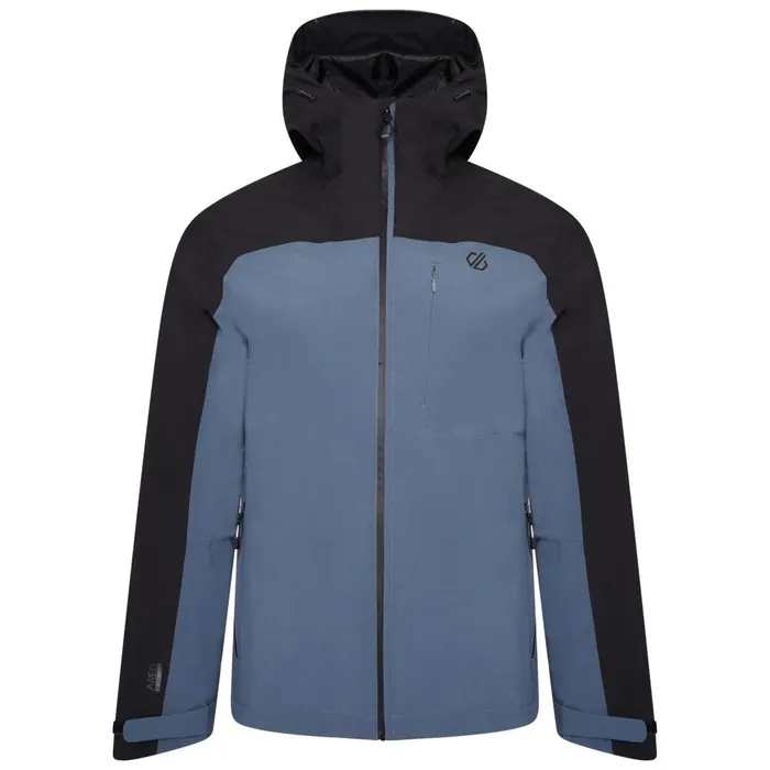 Dare 2b Waterproof Jackets Diluent Era Waterproof Jacket Orion Grey Black 8211 Men