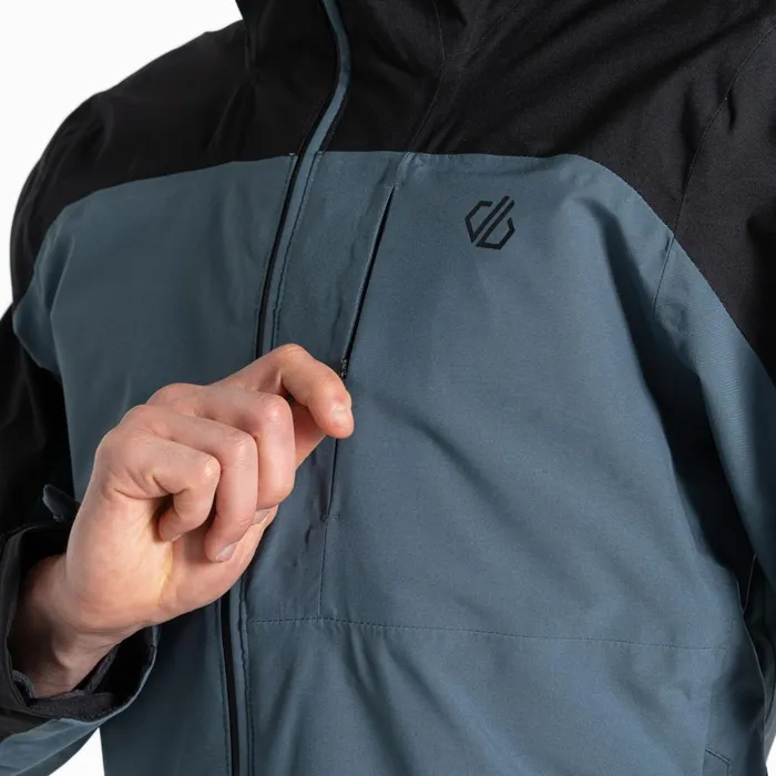 Dare 2b Waterproof Jackets Diluent Era Waterproof Jacket Orion Grey Black 8211 Men