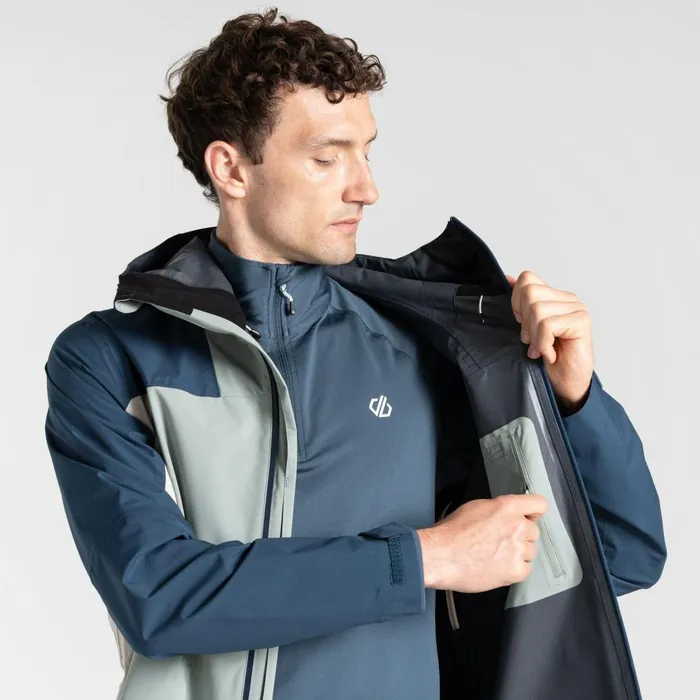 Dare 2b Waterproof Jackets Endurance Waterproof Jacket Green Moonlight Denim 8211 Men