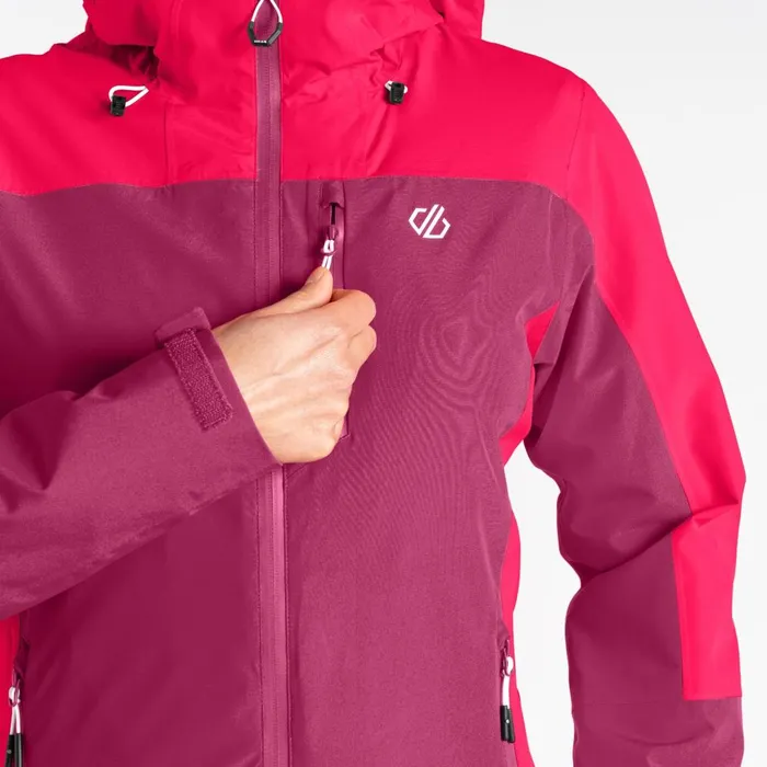 Dare 2b Waterproof Jackets Mountain Series Waterproof Jacket Berry Neon Pink 8211 Women