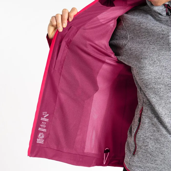 Dare 2b Waterproof Jackets Mountain Series Waterproof Jacket Berry Neon Pink 8211 Women