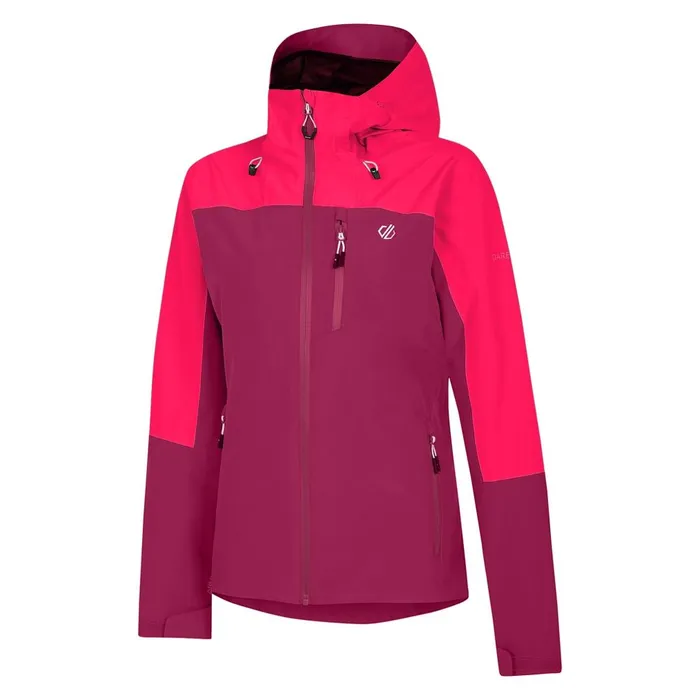 Dare 2b Waterproof Jackets Mountain Series Waterproof Jacket Berry Neon Pink 8211 Women