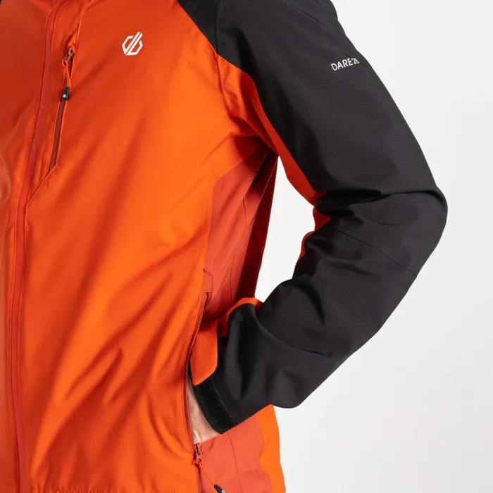 Dare 2b Waterproof Jackets Mountain Series Waterproof Jacket Cinnamon Black 8211 Men