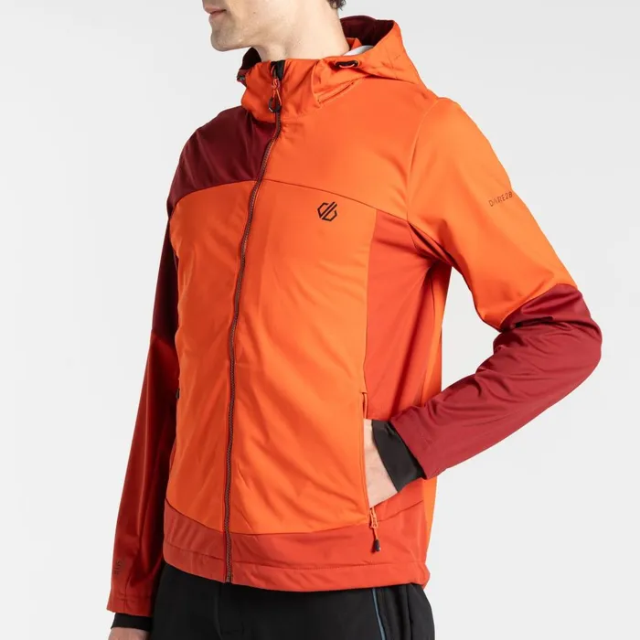Dare 2b Waterproof Jackets Mountaineer Softshell Jacket Tuscan Cinnamon Red 8211 Men