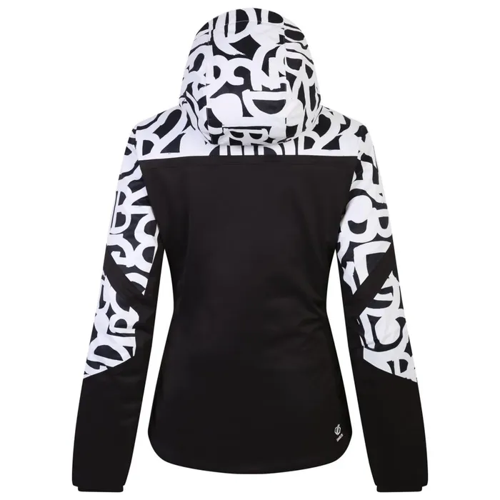 Dare 2b Waterproof Jackets Rocker Ski Jacket Black White Graffiti Print 8211 Women Dare 2b Waterproof Jackets Rocker Ski Jacket Black White Graffiti Print 8211 Women