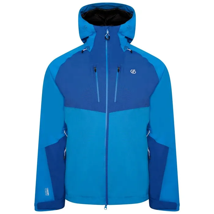 Dare 2b Waterproof Jackets Soaring II Recycled Waterproof Jacket Teton Blue Snorkel Blue 8211 Men