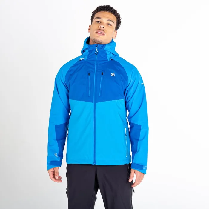 Dare 2b Waterproof Jackets Soaring II Recycled Waterproof Jacket Teton Blue Snorkel Blue 8211 Men
