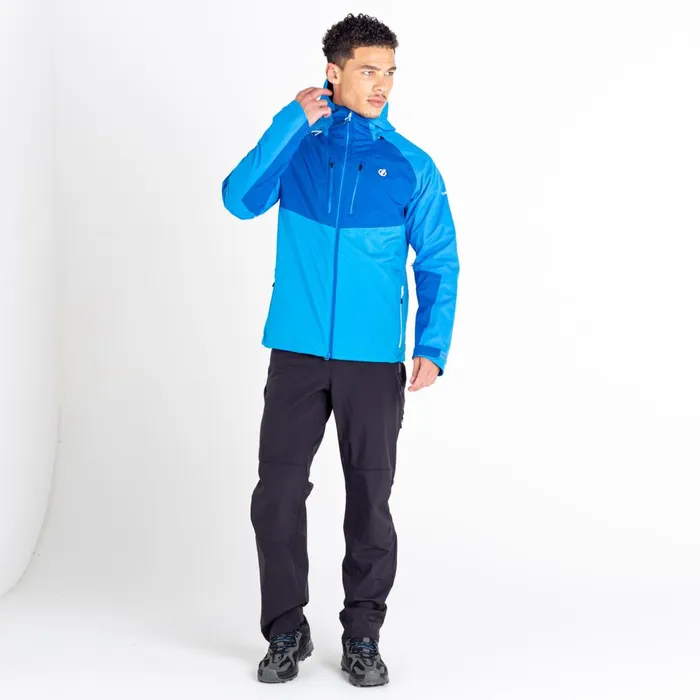 Dare 2b Waterproof Jackets Soaring II Recycled Waterproof Jacket Teton Blue Snorkel Blue 8211 Men