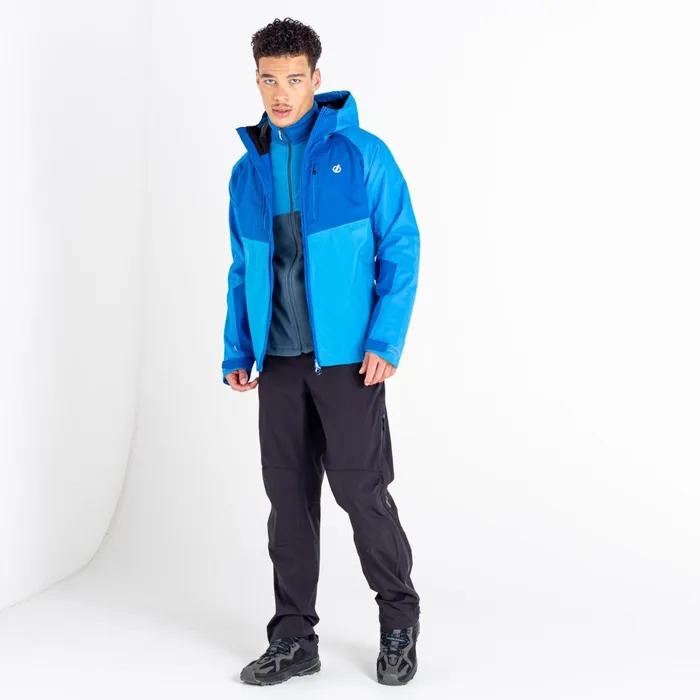 Dare 2b Waterproof Jackets Soaring II Recycled Waterproof Jacket Teton Blue Snorkel Blue 8211 Men