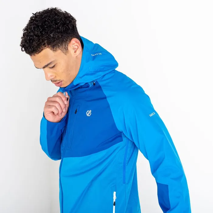 Dare 2b Waterproof Jackets Soaring II Recycled Waterproof Jacket Teton Blue Snorkel Blue 8211 Men
