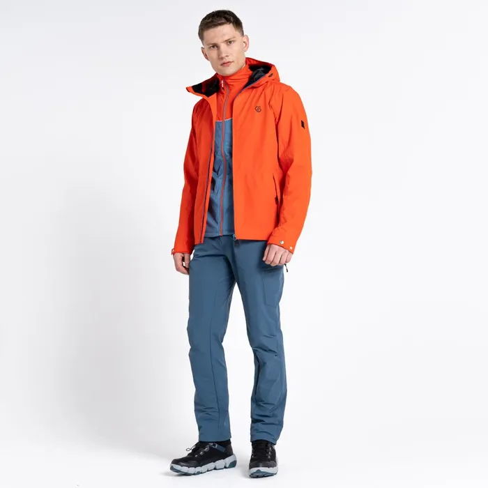 Dare 2b Waterproof Jackets Stay Ready Recycled Waterproof Jacket Burnt Salmon 8211 Men