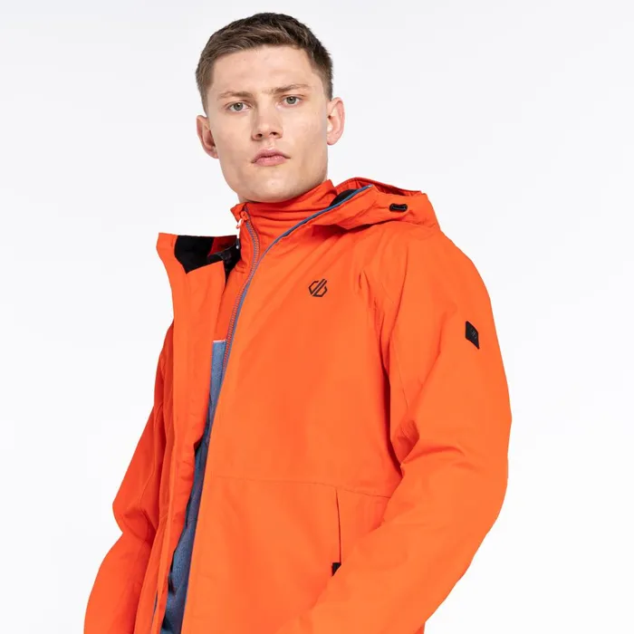 Dare 2b Waterproof Jackets Stay Ready Recycled Waterproof Jacket Burnt Salmon 8211 Men