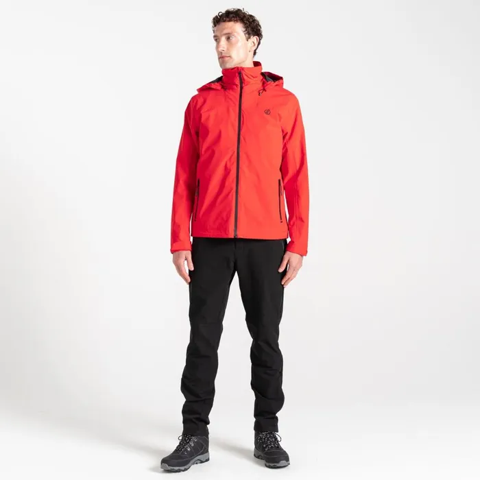Dare 2b Waterproof Jackets Switch Out II Waterproof Jacket Seville Red 8211 Men