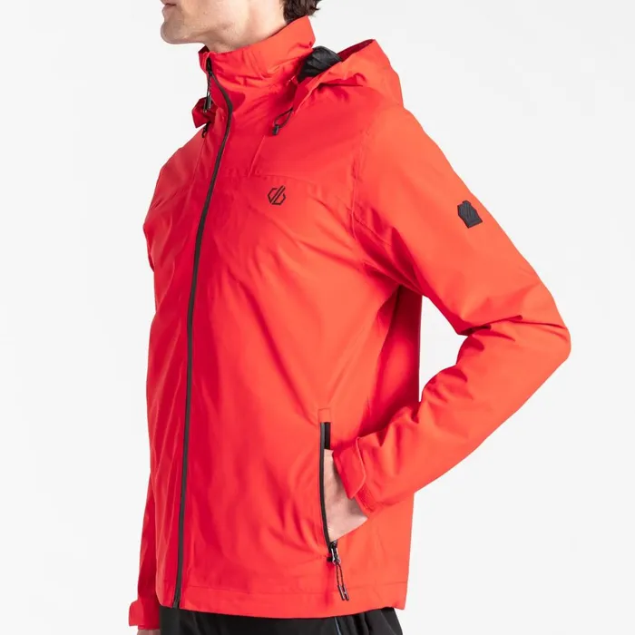 Dare 2b Waterproof Jackets Switch Out II Waterproof Jacket Seville Red 8211 Men