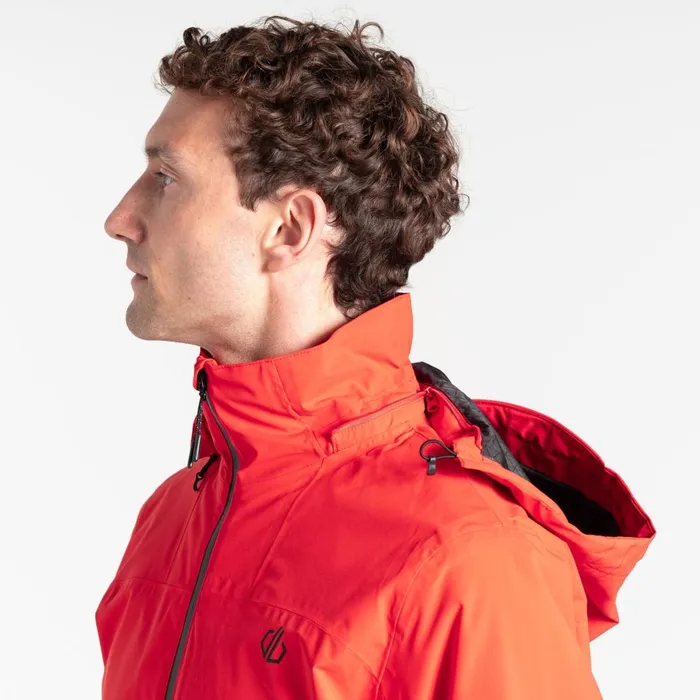 Dare 2b Waterproof Jackets Switch Out II Waterproof Jacket Seville Red 8211 Men