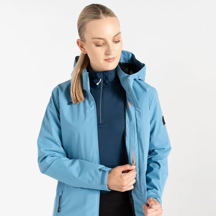Dare 2b Waterproof Jackets Switch Up II Waterproof Jacket Niagara Blue 8211 Women
