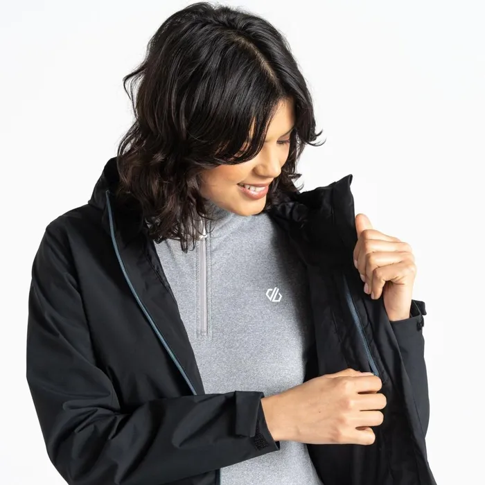 Dare 2b Waterproof Jackets Switch Up Recycled Waterproof Jacket Black 8211 Women