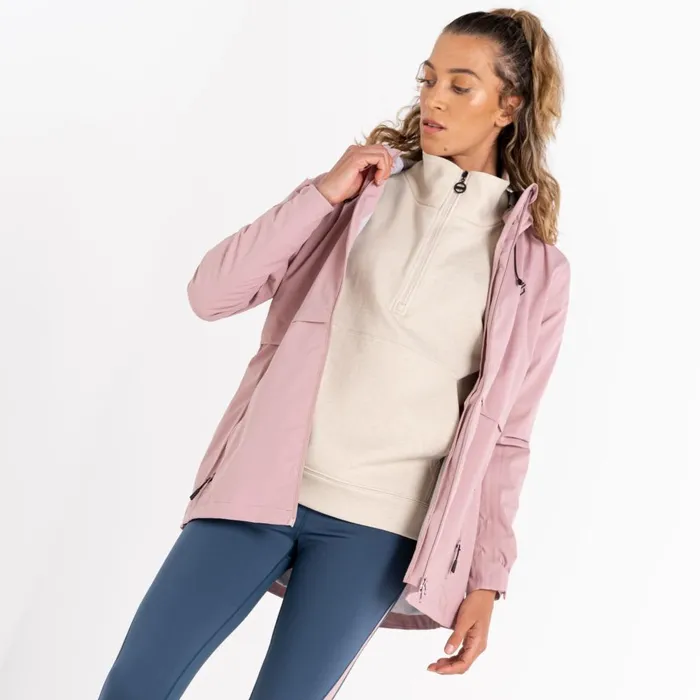 Dare 2b Waterproof Jackets Switch Up Recycled Waterproof Jacket Dusky Rose 8211 Women