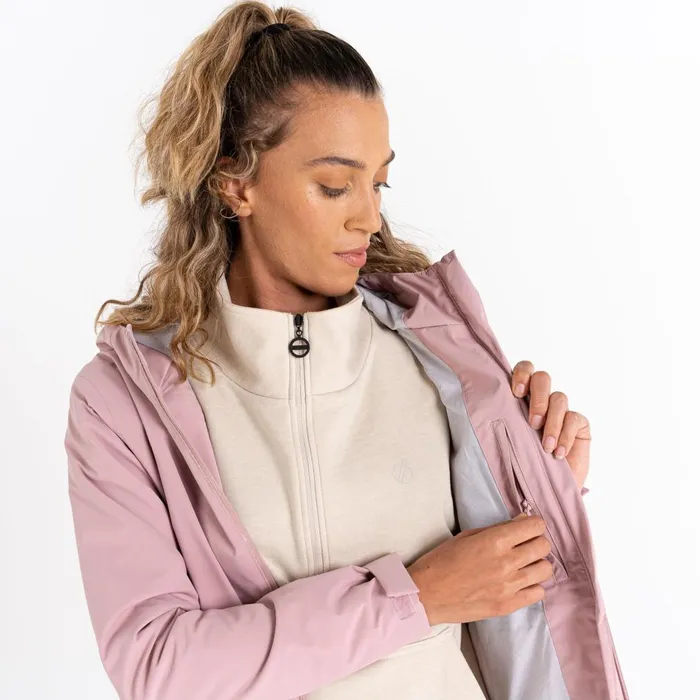 Dare 2b Waterproof Jackets Switch Up Recycled Waterproof Jacket Dusky Rose 8211 Women