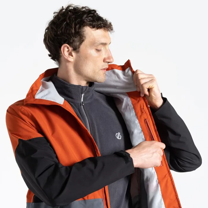 Dare 2b Waterproof Jackets Terrain Waterproof Jacket Roobios Tea Brown 8211 Men