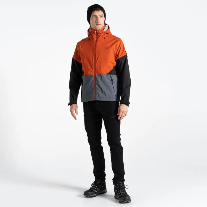 Dare 2b Waterproof Jackets Terrain Waterproof Jacket Roobios Tea Brown 8211 Men