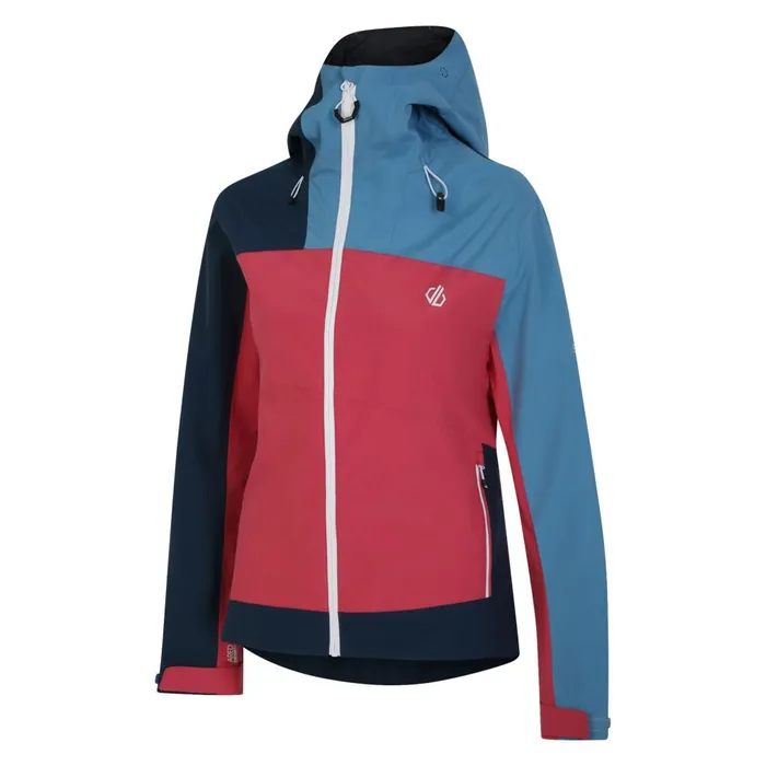 Dare 2b Waterproof Jackets Traversing II Waterproof Jacket Sorbet Pink Blue 8211 Women