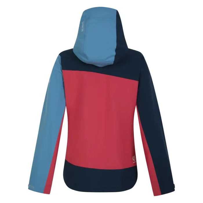 Dare 2b Waterproof Jackets Traversing II Waterproof Jacket Sorbet Pink Blue 8211 Women