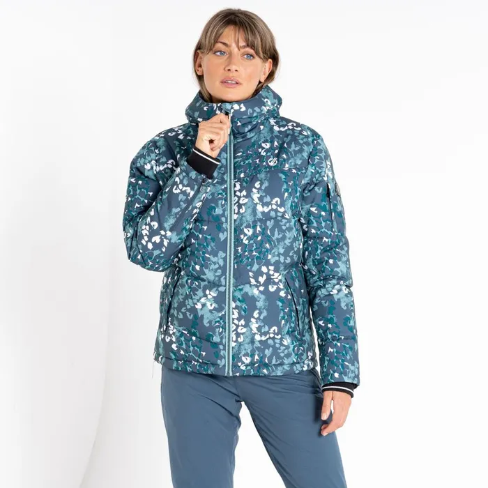 Dare 2b Waterproof Jackets Verdict Recycled Ski Jacket Canton Green Animal Print 8211 Women Dare 2b Waterproof Jackets Verdict Recycled Ski Jacket Canton Green Animal Print 8211 Women