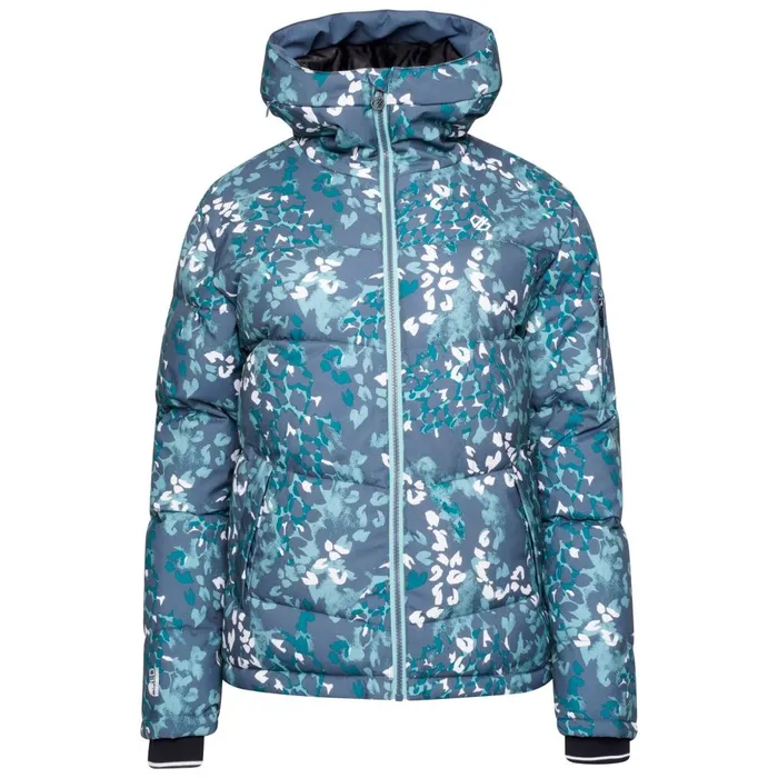Dare 2b Waterproof Jackets Verdict Recycled Ski Jacket Canton Green Animal Print 8211 Women
