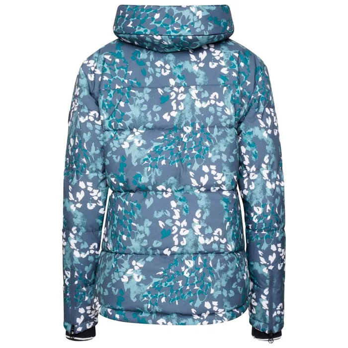 Dare 2b Waterproof Jackets Verdict Recycled Ski Jacket Canton Green Animal Print 8211 Women