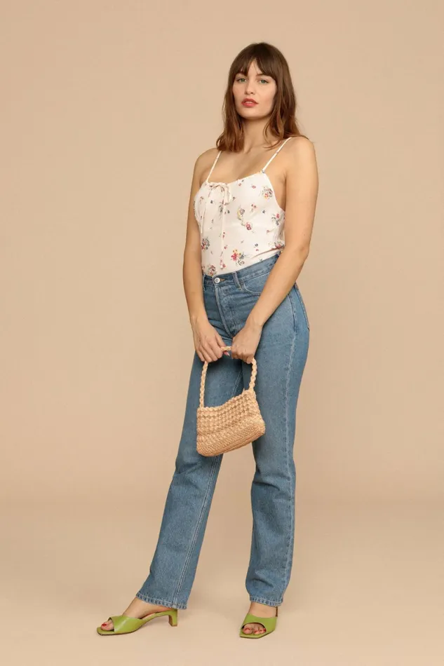 DARIUS Top Ecru Bouquet Du Sud Women Rouje Tshirts and Tank Tops