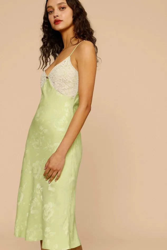 DIANE Dress Jacquard Anis Women Rouje Dresses