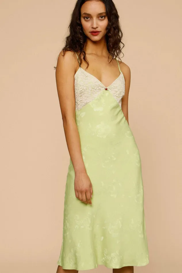 DIANE Dress Jacquard Anis Women Rouje Dresses