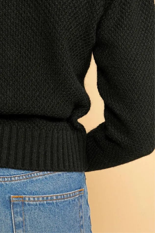 DIEGO Cardigan Black Women Rouje Knits