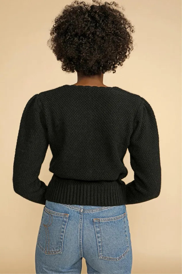 DIEGO Cardigan Black Women Rouje Knits
