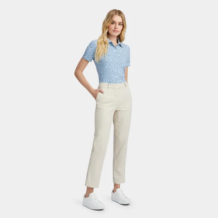 Distorted Check Silky Tech Nylon Polo Fjord Women GFORE Tops