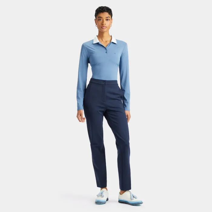 Double Knit Cigarette Leg High Rise Stretch Trouser Twilight Women GFORE Bottoms