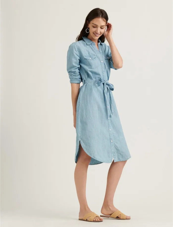 Dresses Women Lucky Brand Relaxed Shirt Dress Mooney
