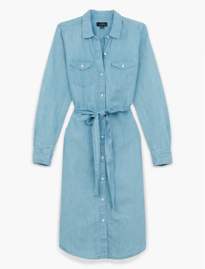 Dresses Women Lucky Brand Relaxed Shirt Dress Mooney