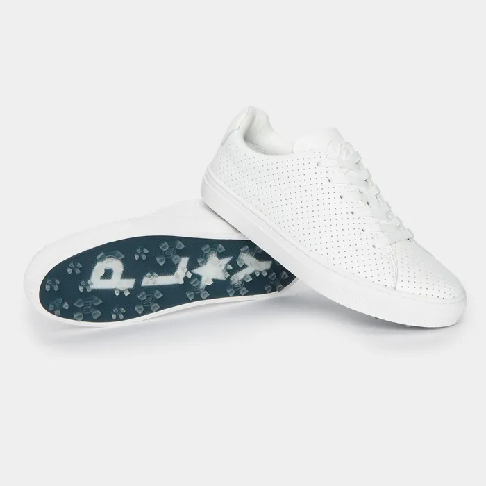Durf Perforated Leather Golf Shoe Snow Women GFORE Golf Shoes