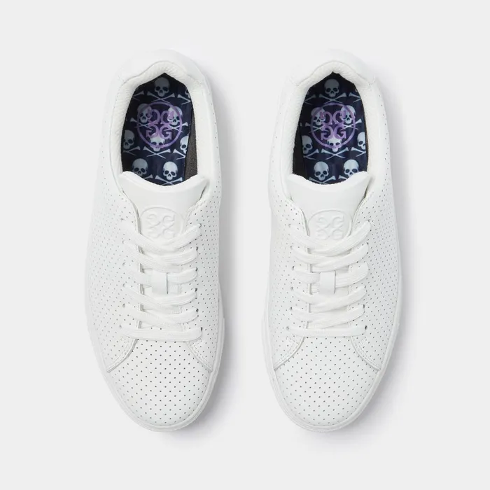 Durf Perforated Leather Golf Shoe Snow Women GFORE Golf Shoes