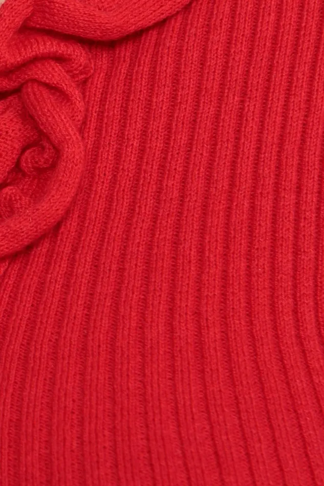 EUGENIA Cardigan Rouge Uni Women Rouje Knits