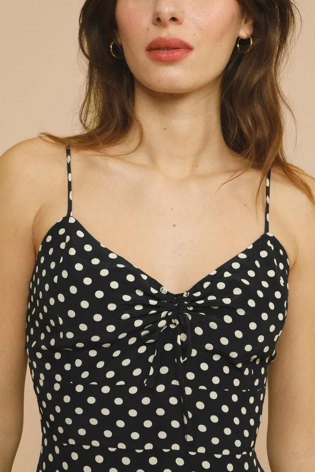 EVELYNE Dress Pois Marne Women Rouje Dresses