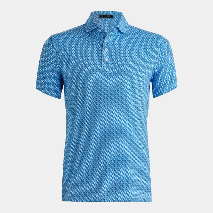 G Link Ice Nylon Modern Spread Collar Polo Racer Men GFORE Tops