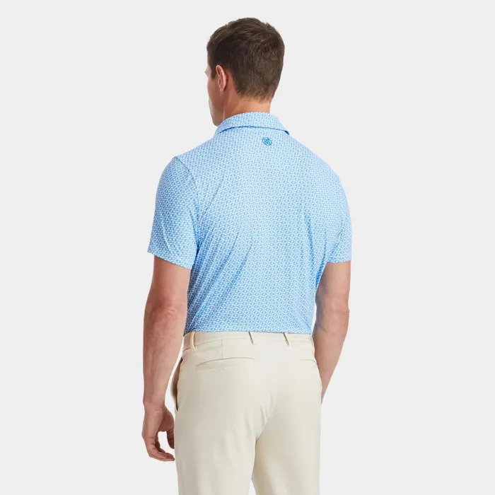 G Link Ice Nylon Modern Spread Collar Polo Racer Men GFORE Tops