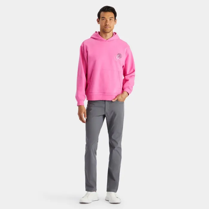 G04 Unisex French Terry Hoodie Day Glow Pink Men GFORE Tops