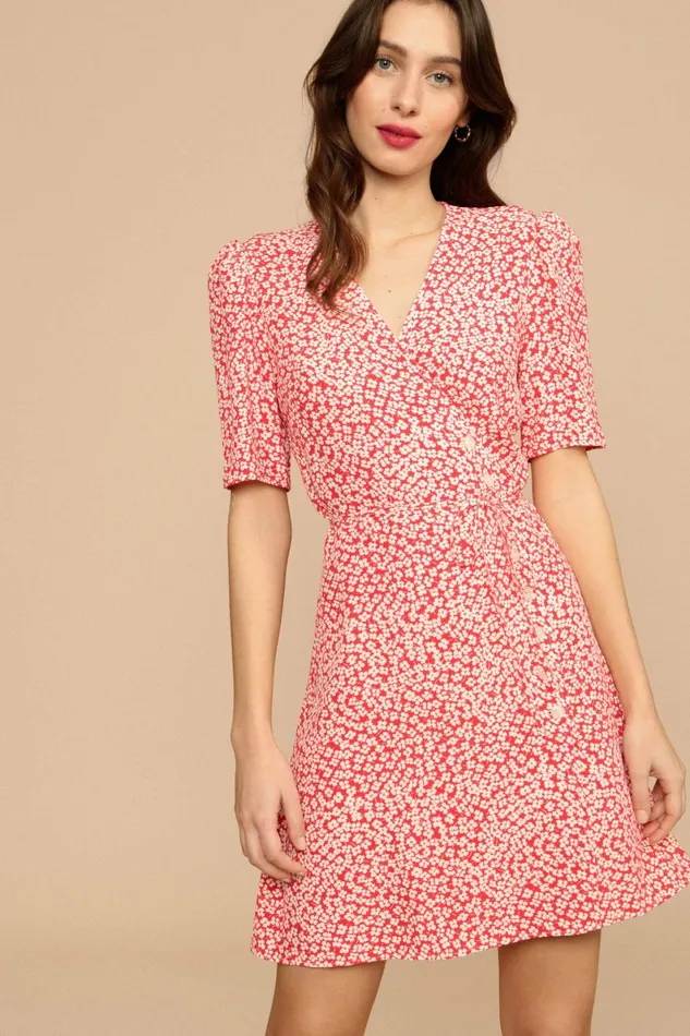 GABINETTE Dress Coquelicot Fleurette Women Rouje Dresses
